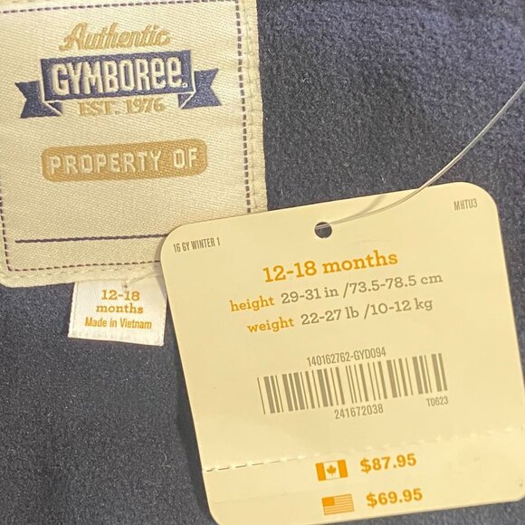 NWT Baby Toddler Boys Winter Jacket Size 12-18 months - Picture 4 of 8